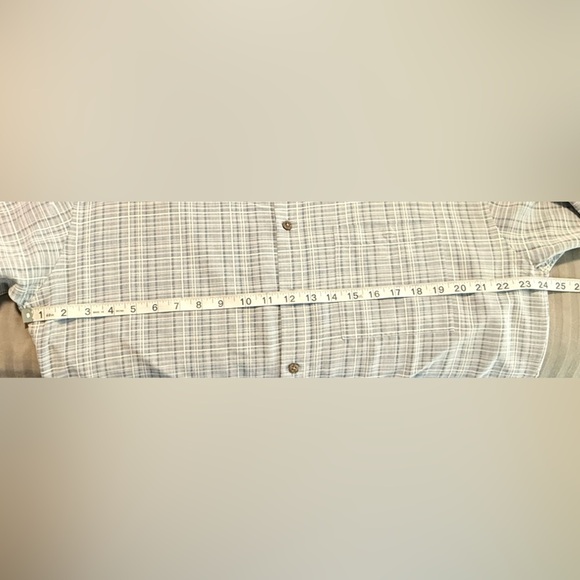 Men's Blue Plaid Shirt - Picture 4 of 5